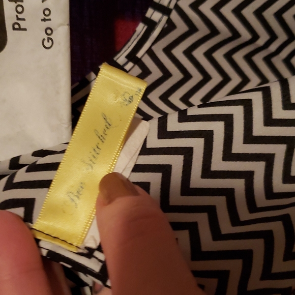 Bee Stitched blouse chevron print - Picture 6 of 7